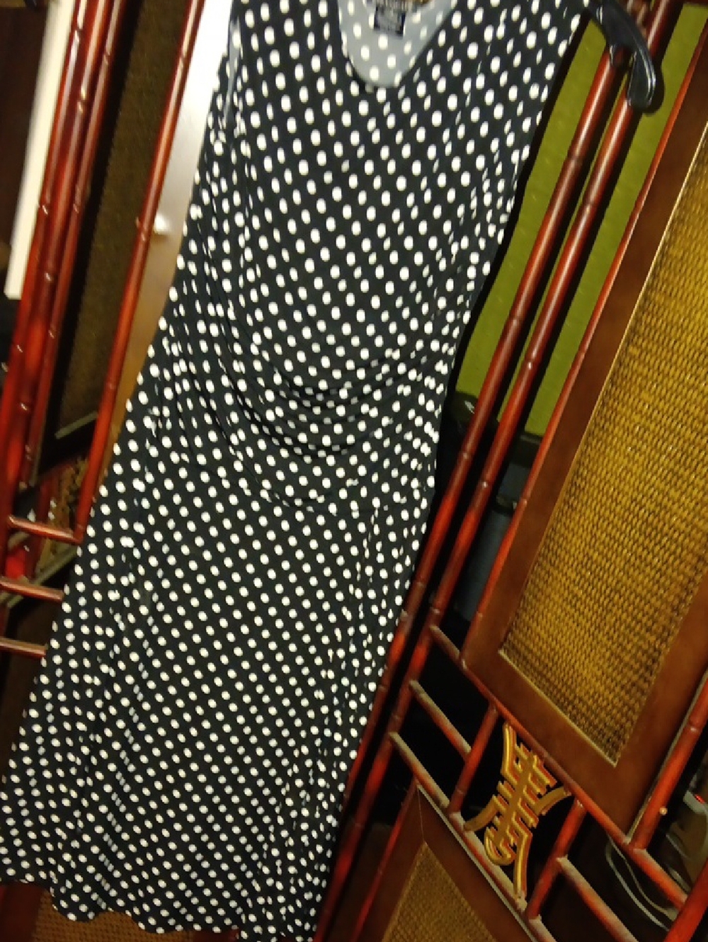 Enfocus Studio Black and White Polka Dot dress